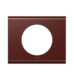 [33659] PLAQUE MAT 1 P CUIR LIE DE VIN (SANS PLAQUE