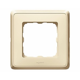 [33673] CARIVA PLAQUE 1POSTE IVOIRE - LEGRAND