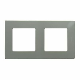 [33691] APPAREILLAGE PLAQUE 2POSTE GALET NILOE 96714 LEGRAND