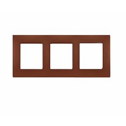 [33705] APPAREILLAGE PLAQUE 3POSTE CACAO NILOE 96728 LEGRAND