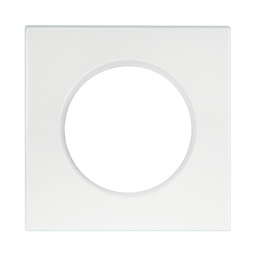 [33715] APPAREILLAGE PLAQUE 1 POSTE BLANC SQUARE