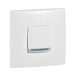 [33769] NEPTUNE POUSSOIR ENCASTRE LUMINEUX 6A 250V A VIS