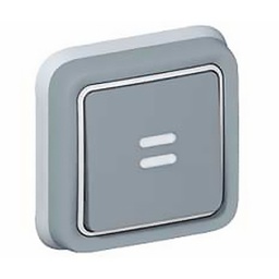 [34636] APPAREILLAGE BP ENCASTRE ETANCHE IP55 IK07 GRIS PLEXO 69821 LEGRAND