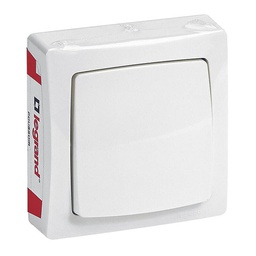 [33806] POUSSOIR APPAREILLAGE SAILLIE - BLANC
