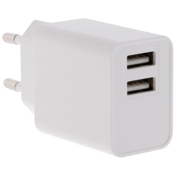 [33829] CHARGEUR A 2 PRISES USB 2,4A