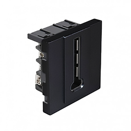 [33830] PRISE TELEPHONE ANTHRACITE DIAMANT MECA
