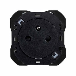 [33899] PRISE 2P+T ENC 16A 250V NOIR (SANS PLAQUE) CE