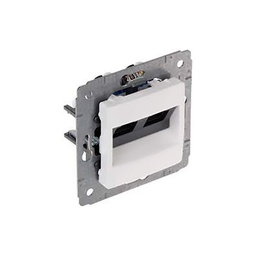 [33913] CARIVA MECAN. PRISE ENCASTRE RJ45 BLANC - LEGRAND
