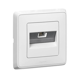 [33915] CARIVA APPAREILLAGE PRISE ENCASTRE RJ11 BLANC - LEGRAND