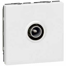 [33935] MOSAIC _PRISE TV SIMPLE MALE 2MOD - BLANC