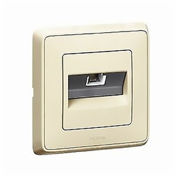 [33944] CARIVA APPAREILLAGE PRISE ENCASTRE RJ11 IVOIRE - LEGRAND