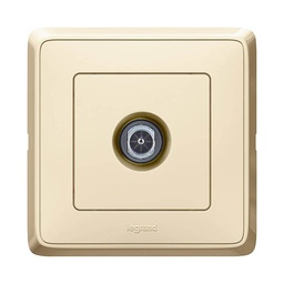 [33945] CARIVA APPAREILLAGE PRISE ENCASTRE TV IVOIRE - LEGRAND