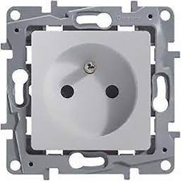 [33968] APPAREILLAGE PC ENCASTRE 2P+T 16A ARGENT NILOE 96675 LEGRAND