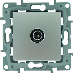[33969] APPAREILLAGE PRISE ENCASTRE TV ARGENT NILOE 96678 LEGRAND