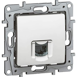 [33971] APPAREILLAGE PRISE ENCASTRE RJ45 CAT 6 ARGENT NILOE 96681 LEGRAND