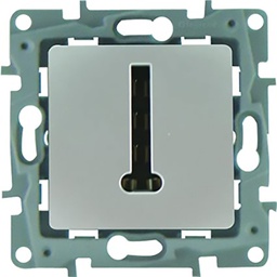 [33972] APPAREILLAGE PRISE TEL EN T ENCASTRE ARGENT NILOE 96682 LEGRAND