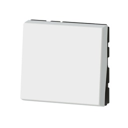 [34036] MOSAIC _BOUTON POUSSOIR INVERSEUR A VOYANT 2 MODULES - BLANC