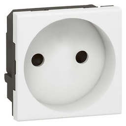 [34046] MOSAIC _PRISE 2P 2MOD - BLANC