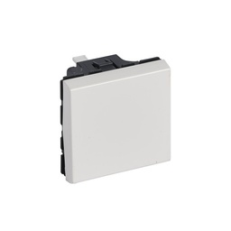 [34061] MOSAIC _POUSSOIR INVERSEUR 6A 250V 2 MOD - BLANC
