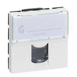 [34062] MOSAIC _PRISE RJ45 CAT6 MULTIMEDIA 2 MOD - BLANC