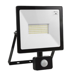 [34100] PROJECTEUR LED 50W IP44 + DETECTEUR NOIR 4000 LUMENS - 6000K