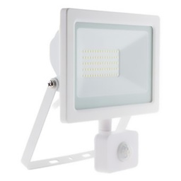 [34101] PROJECTEUR LED 50W IP44 + DETECTEUR BLANC 6000K Elexity