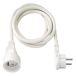 [34151] RALLONGE H05VV-F 3G1.0 2M BLANC