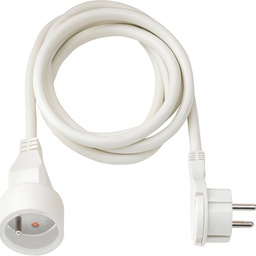[34152] RALLONGE H05VV-F 3G1.5 3M BLANC