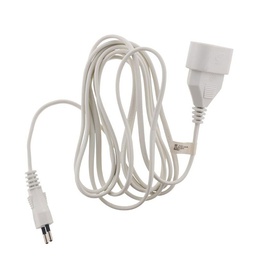 [34160] RALLONGE HO3VVH2-F 2X0.75 BLANC 10 M