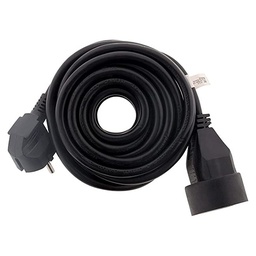 [34166] RALLONGE HO5VV-F 3G1.5 NOIR LG : 3 M