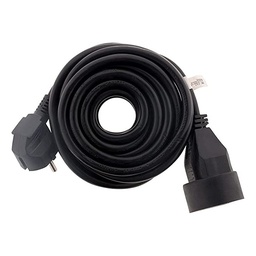 [34168] RALLONGE HO5VV-F 3G1.5 NOIR LG : 5 M