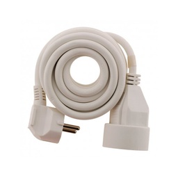 [34169] RALLONGE HO5VV-F 3G1.5 BLANC 10 M