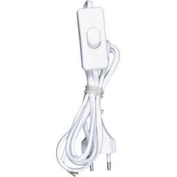[34173] CORDON INTER POUR LUMINAIRE LG : 1.5 M BLANC