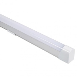 [34220] REGLETTE LED INTEGRE (PLATINE) 9W-850L-4000K- 60CM