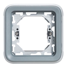 [34339] BOITIER/SUPPORT PLAQUE 1POSTE IP55 PLEXO GRIS LEGRAND 69681