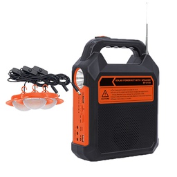 [325263] MINI KIT SOLAIRE AVEC 3 LAMPES ET RADIO