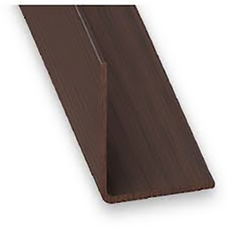 [316814] CORNIERE PVC ACAJOU 20X20-2 M