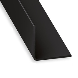 [324675] CORNIERE PVC NOIR LAQUE 20X20-2M