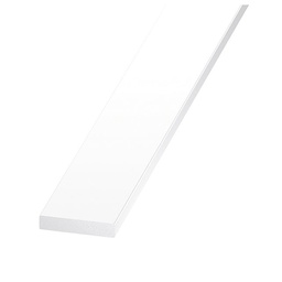 [317114] PLAT PVC BLANC 25X5-2 M