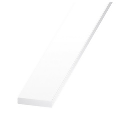 [317116] PLAT PVC BLANC 40X3-2 M
