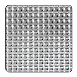 [317244] TOLE ALU POINT DIAMANT 500X250
