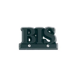 [317501] CHIFFRE ZAMAK NOIR 80MM BIS