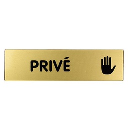 [317522] PLAQUE PLEXI PRIVEE OR 170*40