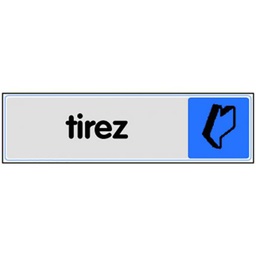 [317524] PLAQUE PLEXI TIREZ COULEUR 170*40