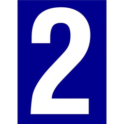 [317543] SIGNALISATION ADHESIVE NUMERO DE RUE N 2