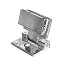 [317580] CHARNIERE DE PORTE DE DOUCHE EN VERRE FIXE POUR FIXATION MUR-VERRE A 90°- 80X35X8MM BOUT CARRE