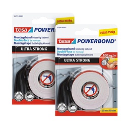 [317622] ADHESIF DOUBLE FACE POWERBOND ULTRA STRONG 1,5MX19MM