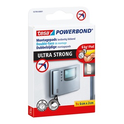 [317623] ADHESIF DOUBLE FACE POWERBOND ULTRA STRONG 0,06MX20MM 6 PADS