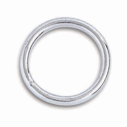 [317736] 6 ANNEAUX SOUDES ACIER ZINGUE D3X18MM