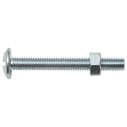 [318228] BOULON POELIER ZI AVEC ECROU - 6,0X40 - 30PCS